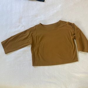 Everlane Luxe Cotton Crop Tee